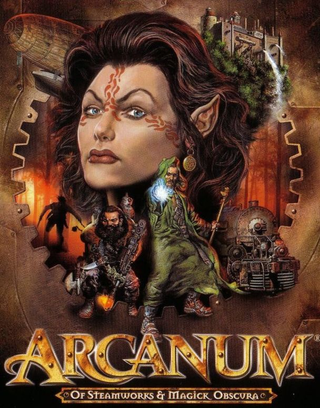 I love the art for the cover of Arcanum